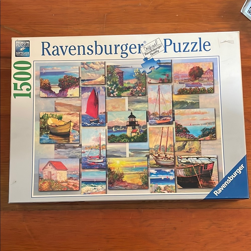 1500 Pcs Jigsaw Puzzle Coastal Collage (ravensburger 168200)